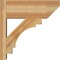 Ekena Millwork Merced Slat Rough Sawn Outlooker, Western Red Cedar, 8"W x 20"D x 20"H OUT08X20X20MRC06RWR - alternate 3